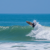 Surfing in Playa Ostional