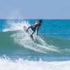 Surfing in Malibu Beach