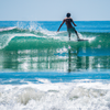 Surfing in Montuosa Island
