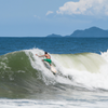 Surfing in Playa Malena