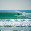 Surfing in Le Porge