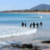 Surfing in Praia da Luz