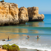 Surfing in Praia da Mareta