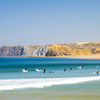 Surfing in Praia do Amado
