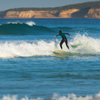 Surfing in Praia do Martinhal