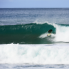 Surfing in Praia da Vitória