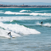 Surfing in Playa de los Lances