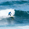 Surfing in Mundaka