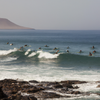Surfing in Playa de Esquinzo