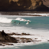 Surfing in Playa de la Pared