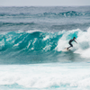 Surfing in La Guancha