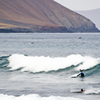 Surfing in Famara