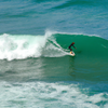 Surfing in Berria