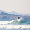 Surfing in Scorpion Bay