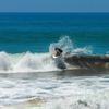 Surfing in Zicatela Beach