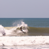 Surfing in Barra de la Cruz