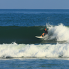 Surfing in Playa Brasil