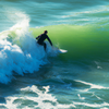 Surfing in Pismo Beach