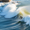 Surfing in Steamer Lane