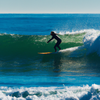 Surfing in Leo Carrillo