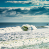 Surfing in Playalinda Beach