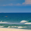 Surfing in Cape San Blas