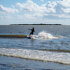 Surfing in Cedar Key