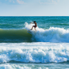 Surfing in South Beach