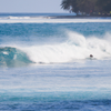 Surfing in Kahaluu Beach Park