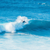 Surfing in Hookipa