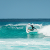 Surfing in Chun's Reef