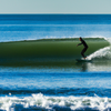 Surfing in Reid State Park