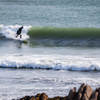 Surfing in Bailey Island