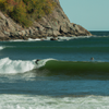 Surfing in Roque Bluffs