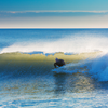 Surfing in Bradley Beach