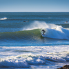 Surfing in Turtle Cove (Montauk)