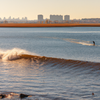 Surfing in Midland Beach