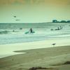 Surfing in Pine Knoll Shores