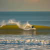 Surfing in Ocracoke Island