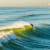 Surfing in Kure Beach