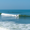 Surfing in Masonboro Island