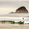 Surfing in Otter Rock