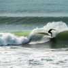 Surfing in Florence South Jetty