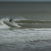 Surfing in Folly Beach County Park