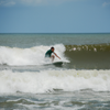 Surfing in Pawleys Island