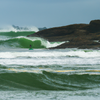 Surfing in Hobuck Beach