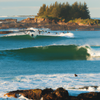 Surfing in Neah Bay