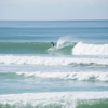 Surfing in Joaquina Beach