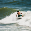 Surfing in Praia de Itamambuca
