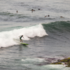 Surfing in La Portada